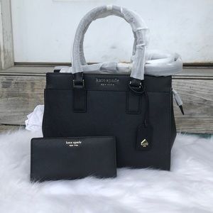 Set Kate spade cameron medium satchel +  wallet